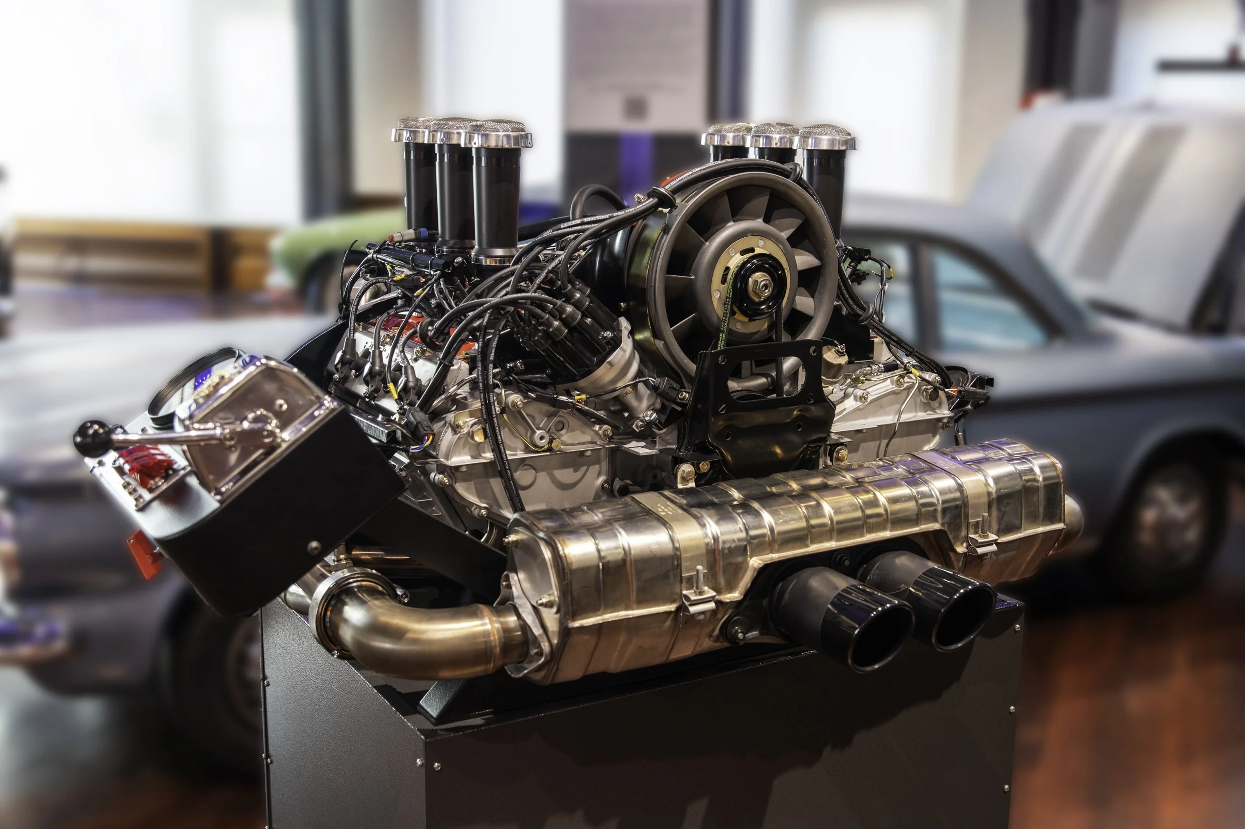 1983 Porsche 911 3.5L Engine-on-stand by Canepa Motorsport